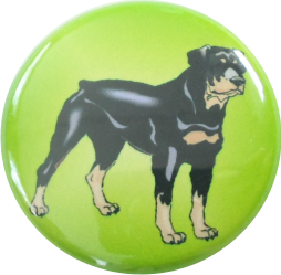 dog button Rottweiler